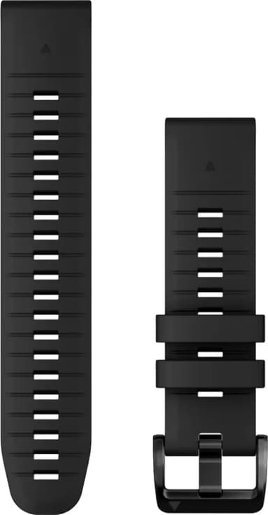 Garmin 22 mm QuickFit Silicone kelloranneke (musta)