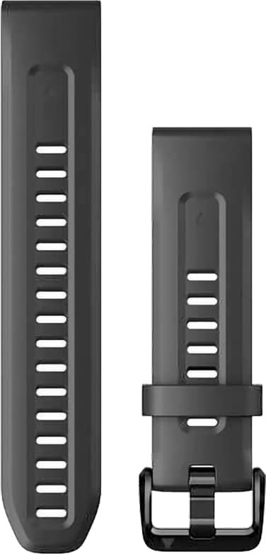 Garmin 20 mm Silicone QuickFit kelloranneke (musta)