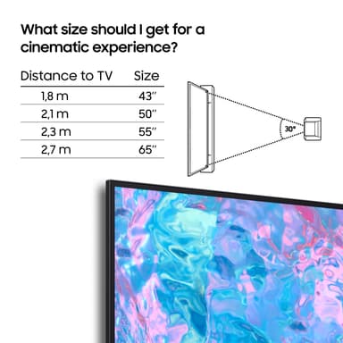 Samsung 43" CU6905 4K televisio (2024)