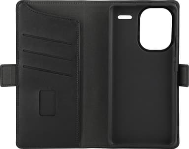 Gear Xiaomi Redmi Note 13 Pro+ lompakkokotelo (musta)