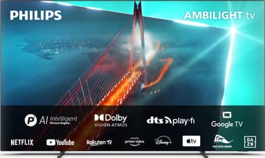 Philips 55" OLED708 4K 120Hz OLED Ambilight Televisio (2023)