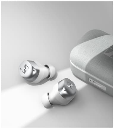 Sennheiser Momentum 4 täysin langattomat in-ear kuulokkeet (v./hopea)