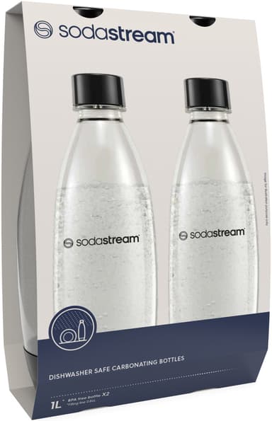 SodaStream Fuse DWS hiilihapotuspullot 1742220770 (2 kpl)