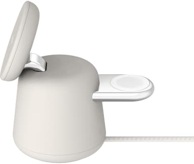 Belkin BoostCharge Pro 2in1 MagSafe 15 W langaton laturi (hiekka)