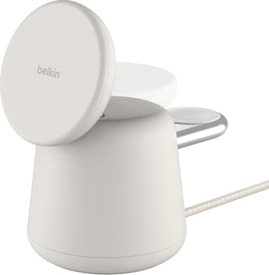 Belkin BoostCharge Pro 2in1 MagSafe 15 W langaton laturi (hiekka)