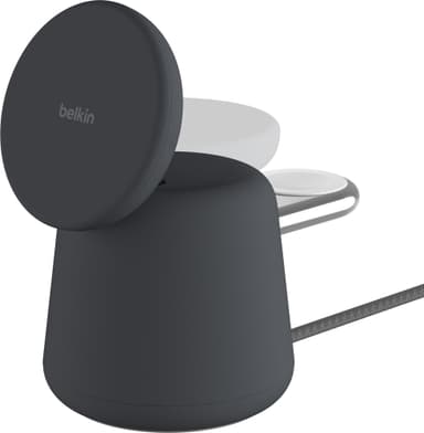 Belkin BoostCharge Pro 2in1 MagSafe 15 W langaton laturi (musta)