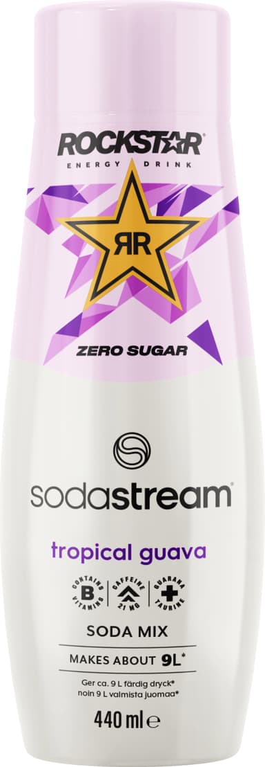 SodaStream Rockstar Energy Guava Zero maku 1924221771 (440 ml)