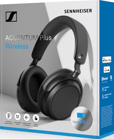 Sennheiser Accentum Plus langattomat around-ear kuulokkeet (musta)