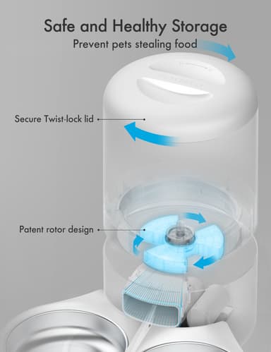 Petlibro Granary Wifi Dual kissan ruokinta-automaatti (valkoinen)