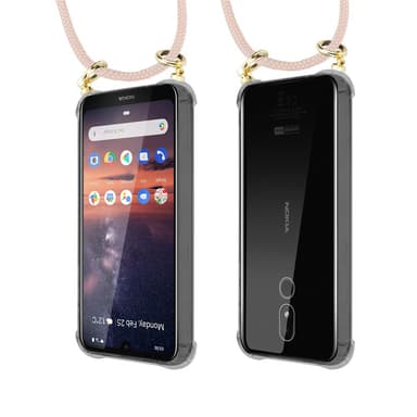 Nokia 3.2 Suojakuori Kotelo (Vaaleanpunainen)