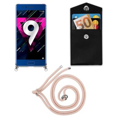 Honor 9 Suojakuori Kotelo (Vaaleanpunainen)