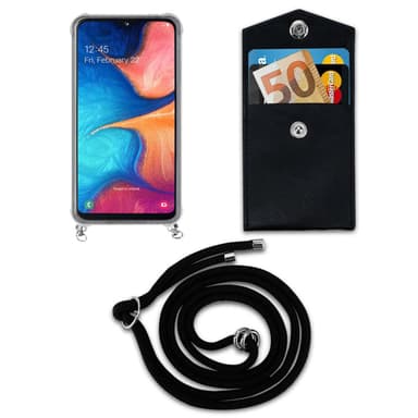 Samsung Galaxy A10e / A20e Suojakuori Kotelo (Musta)