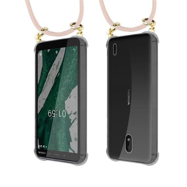 Nokia 1 PLUS Suojakuori Kotelo (Vaaleanpunainen)