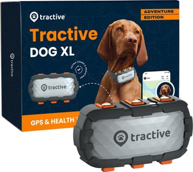  Tractive DOG XL Adventure Edition koiran GPS-paikannin