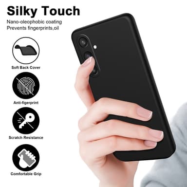 SKALO Samsung S24 Ultraohut TPU-kuori - Musta