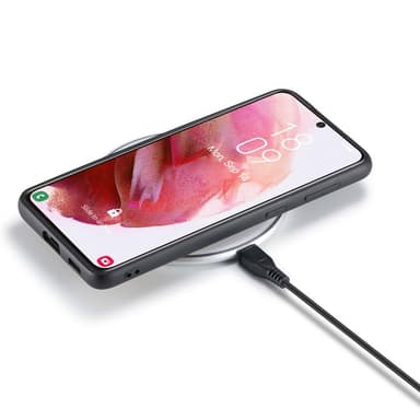 DG.MING Samsung S24 Premium PU-nahka Hybridi Suojakuori - Ruskea