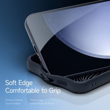DUX DUCIS Samsung S23 FE Aimo Series Magnetic Ring Suojakuori - Musta