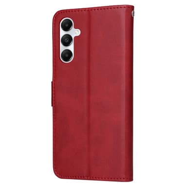SKALO Samsung A05s 4G PU-nahkainen Lompakkokotelo - Punainen