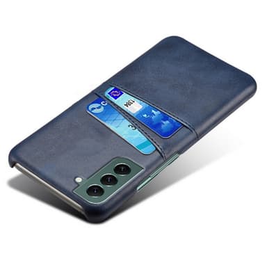 SKALO Samsung S24 PU-nahkainen Suojakuori Lompakolla - Sininen