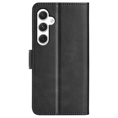 SKALO Samsung S24 Premium Wallet Lompakkokotelo - Musta