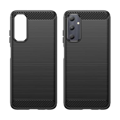 SKALO Samsung A05s 4G Armor Carbon Iskunkestävä TPU suojakuori - Musta