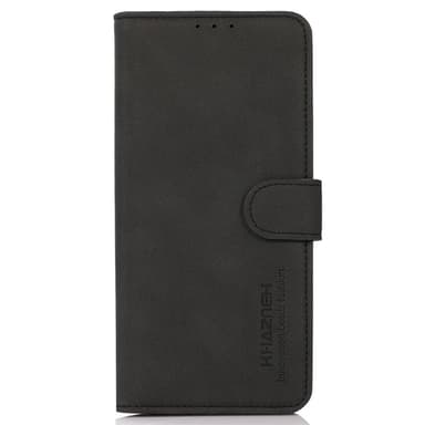 SKALO Samsung S24 Ultra KHAZNEH Lompakkokotelo PU-nahasta - Musta