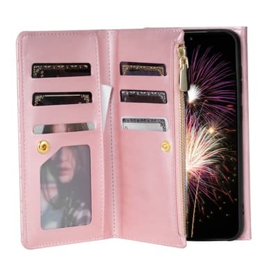SKALO Samsung S24 Evelope Clutch 8-Lokeroa - Ruusukulta