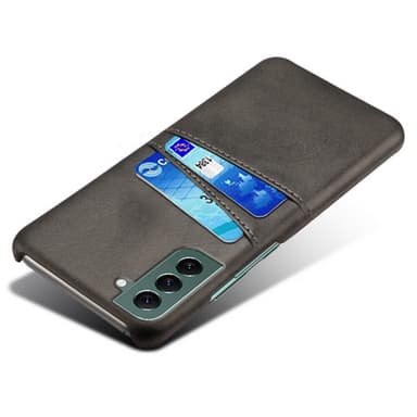 SKALO Samsung S24 PU-nahkainen Suojakuori Lompakolla - Musta
