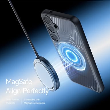DUX DUCIS Samsung S24 Aimo Series Magnetic Ring Suojakuori - Musta