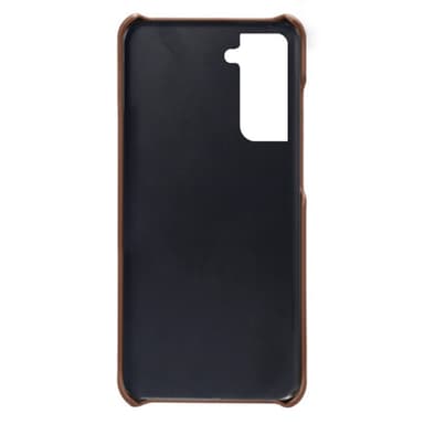 SKALO Samsung S24 PU-nahkainen Suojakuori Lompakolla - Ruskea