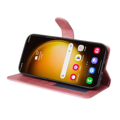 SKALO Samsung S24 Ultra PU-nahkainen Lompakkokotelo - Pinkki
