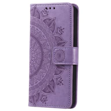 SKALO Samsung A05s 4G Mandala lompakkokotelo - Violetti