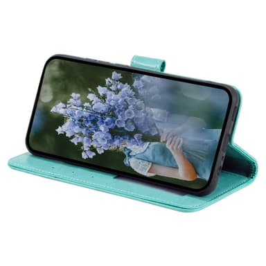 SKALO Samsung A05s 4G Mandala lompakkokotelo - Turkoosi