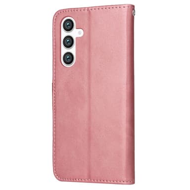 SKALO Samsung S23 FE PU-nahkainen Lompakkokotelo - Pinkki