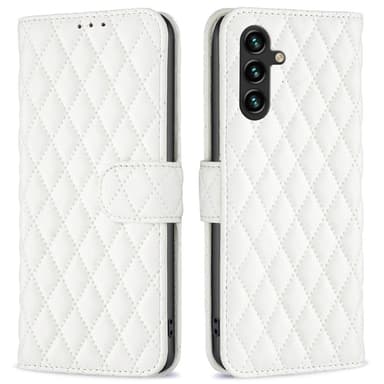 SKALO Samsung A05s 4G BINFEN COLOR Tikattu Lompakko - Valkoinen