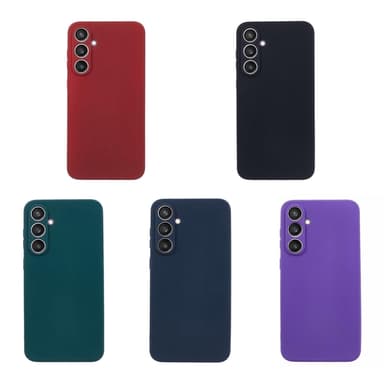 SKALO Samsung S23 FE Ultraohut TPU-kuori - Punainen
