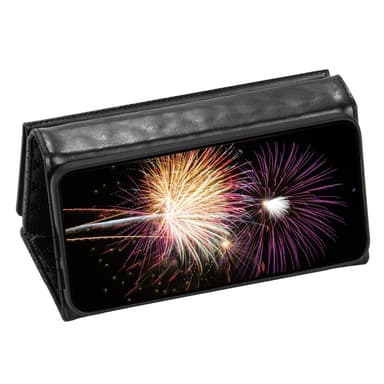 SKALO Samsung S24 Evelope Clutch 8-Lokeroa - Musta