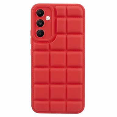 SKALO Samsung A05s 4G Puffer Bumper TPU-suojakuori - Punainen