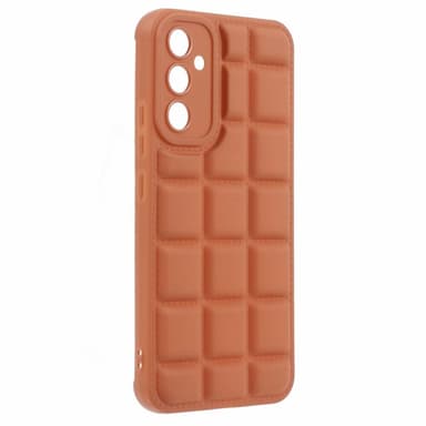 SKALO Samsung A05s 4G Puffer Bumper TPU-suojakuori - Ruskea