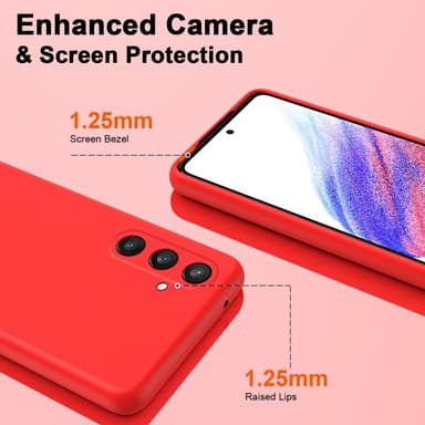 SKALO Samsung S24 Ultraohut TPU-kuori - Punainen