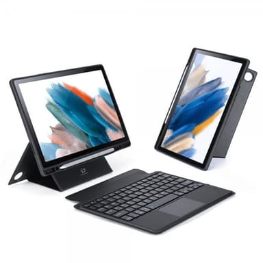 DUX DUCIS Samsung Galaxy Tab A8 10.5 X200 X205 Kotelo Irrotettava näppäimistö Musta