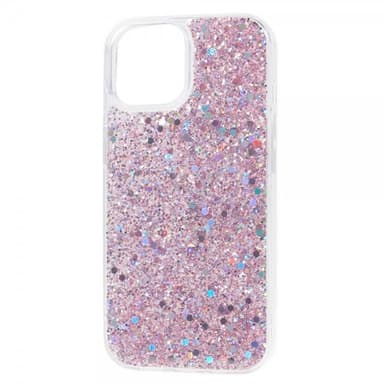 Nordic Covers iPhone 15 Kuori Sparkle Series Blossom Pink