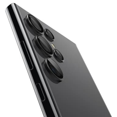 Spigen Samsung Galaxy S24 Ultra Kameran linssinsuojus GLAS.tR EZ Fit Optik Pro 2-pakkaus Musta