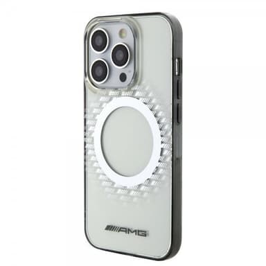 Mercedes Benz iPhone 15 Pro Max Kuori Rhombus Pattern MagSafe AMG Läpinäkyvä