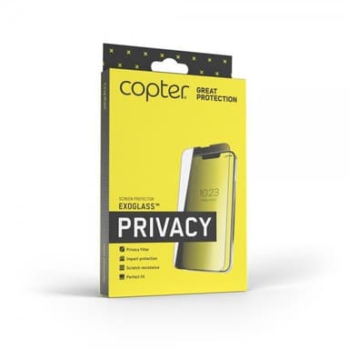 Copter Huawei P20 Pro Näytönsuoja Exoglass Curved Privacy