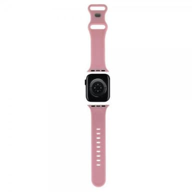 Hello Kitty Apple Watch 38/40/41mm Ranneke Liquid Silicone Vaaleanpunainen