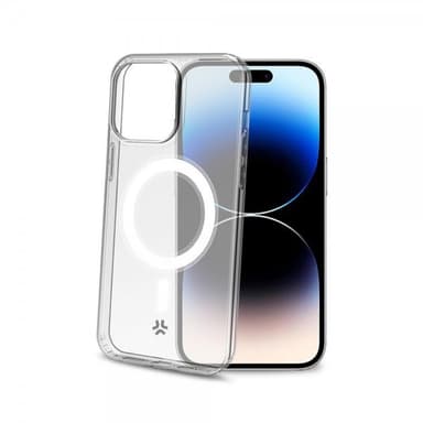Celly iPhone 15 Pro Kuori GELSKINMAG MagSafe Läpinäkyvä