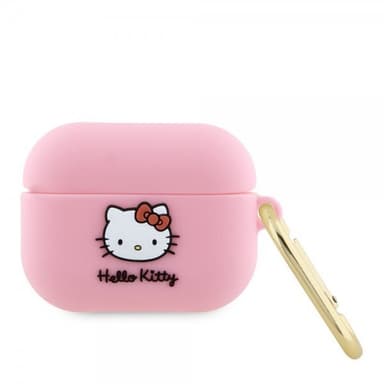 Hello Kitty AirPods Pro Kuori Liquid Silicone Vaaleanpunainen
