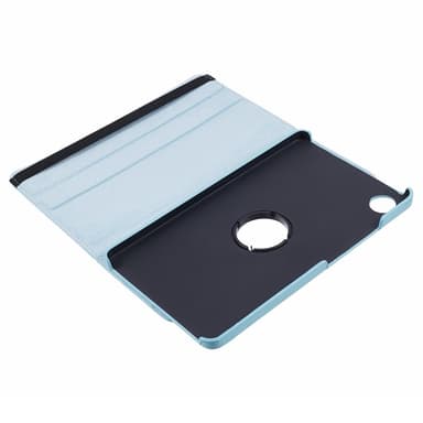 SKALO Samsung Tab A9 360 Litchi Suojakotelo - Turkoosi