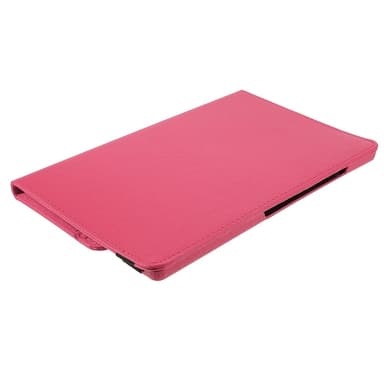 SKALO Samsung Tab A9+ 360 Litchi Suojakotelo - Cerise